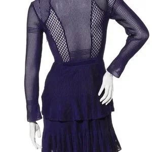 fitted lace wedding dress Givenchy Haute Couture Vintage SS 1970 Purple Green Sheer Silk Organza   Amarcord Vintage Fashion
